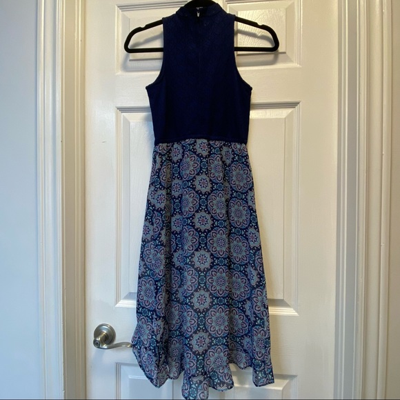 Justice Blue Kids Romper Size 10 - Picture 2 of 3